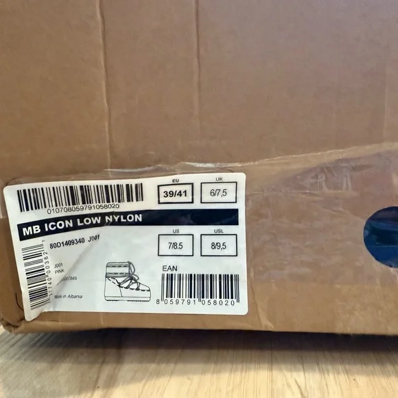 Moon Boot pink icon low nylon Snow Boots - Picture 6 of 7